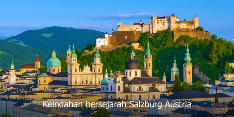 Pemandangan kota Salzburg Austria dalam pakej Eropah Timur