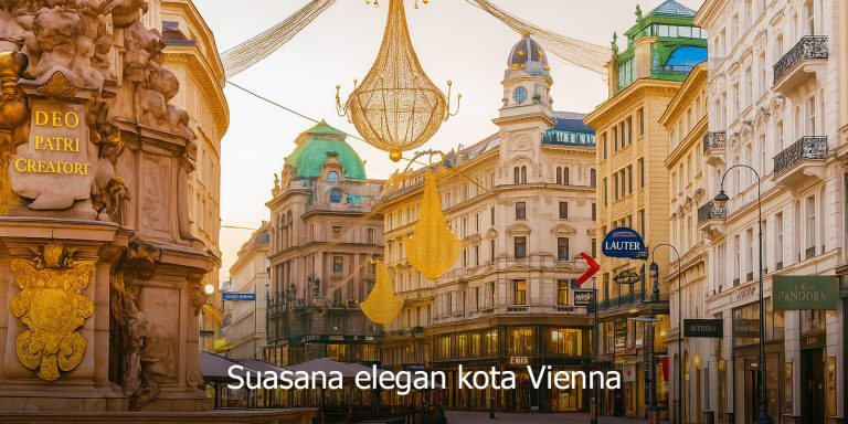 Pusat bandar Vienna Austria dalam pakej Eropah Timur